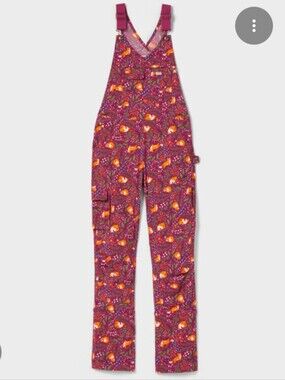 ISO Duluth Trading Heirloom Floral Overalls in Burgundy FOX *Do not Buy!